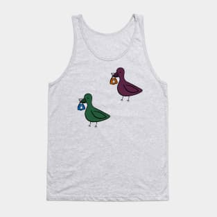 Ducks holding ghost in bag #1 Tank Top